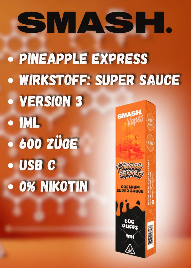 Smash Premium Super Sauce Vape Pineapple Express