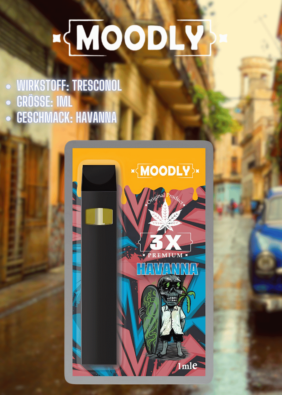 MOODLY Tresconol Vape 1ml: 3X HAVANNA kaufen