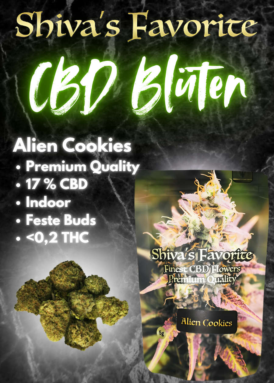 Shiva´s Favorite CBD Blüten Alien Cookies