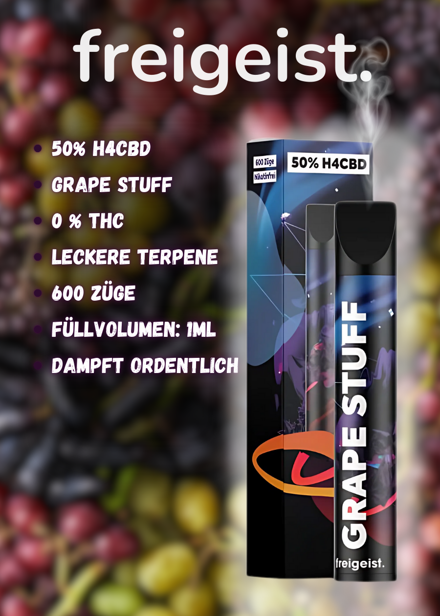 freigeist vape H4CBD Vape Grape Stuff: 2ml freigeist. kaufen