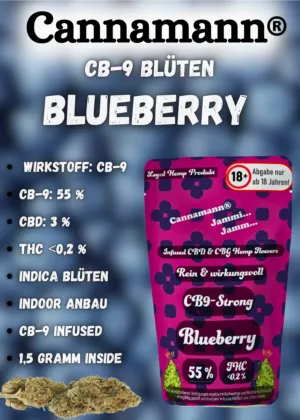 Cannamann CB-9 Blüte Blueberry