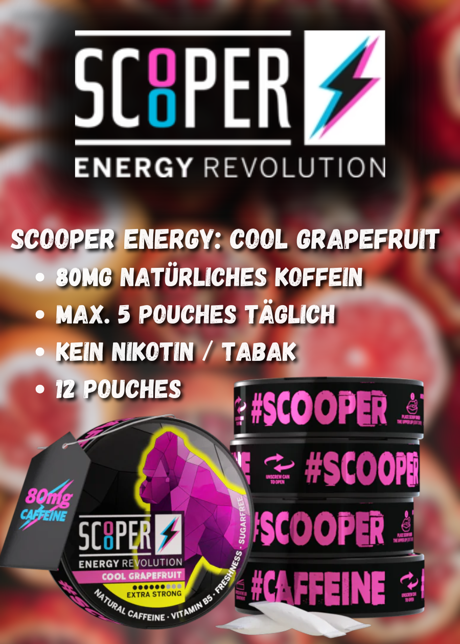 SCOOPER Energy Cool Grapefruit