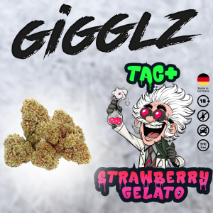 GIGGLZ TAC+ Strawberry Gelato Blüten