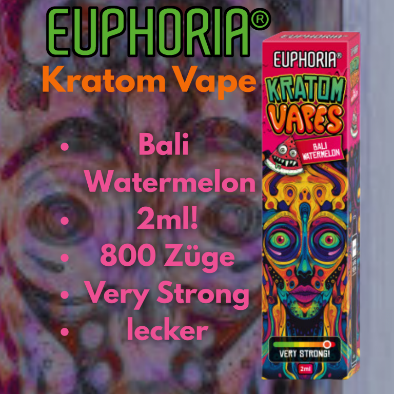 Kratom Vape 2ml Bali Watermelon Euphoria