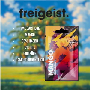 Freigeist 90% H4CBD Cartridge 1ml Mango