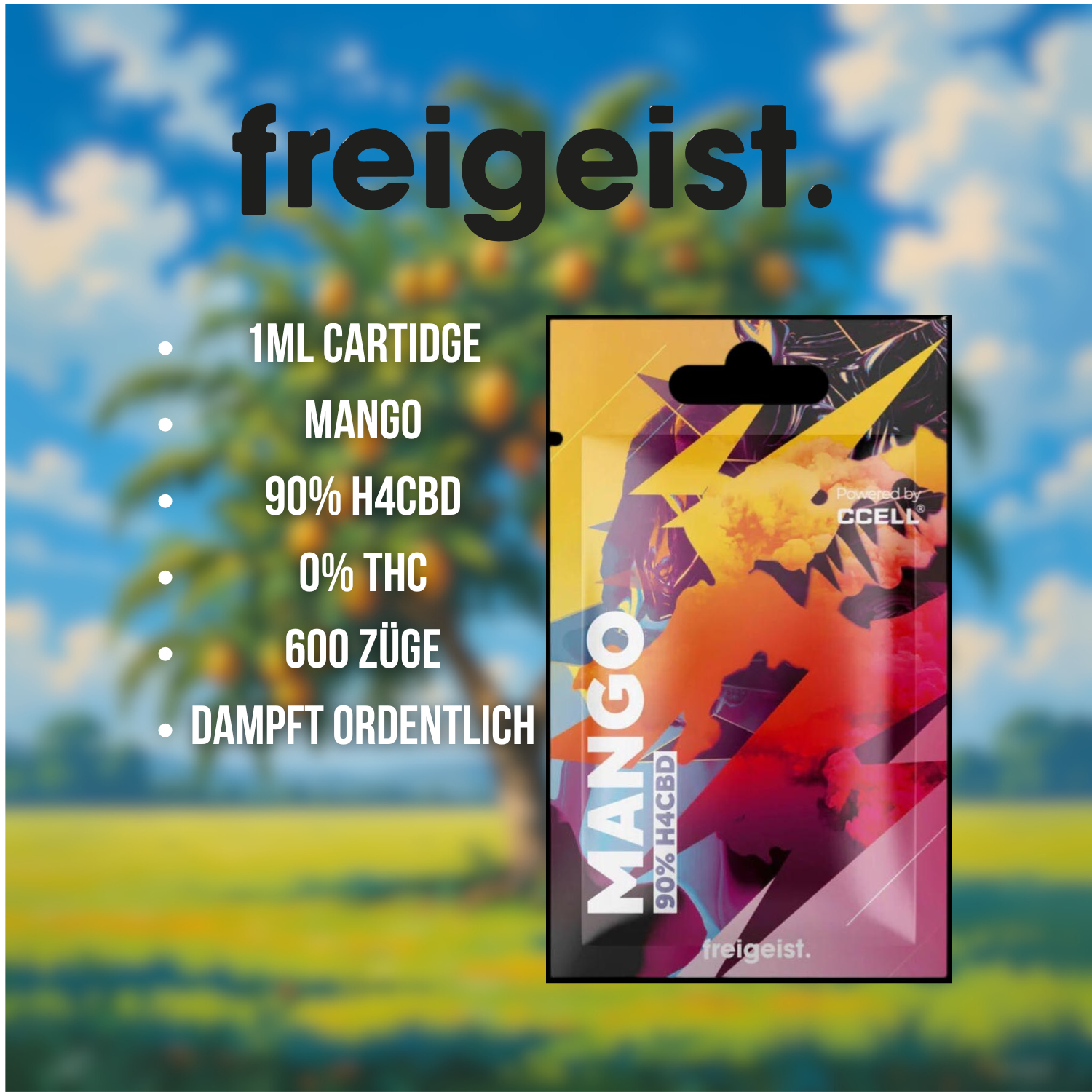 freigeist cbd vape POD SALT 20MG NIC SALT E-JUICE NEW FLAVORS 30ML main image 1