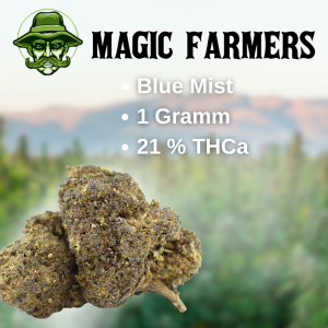 Blue Mist 21 % THCa Blüten