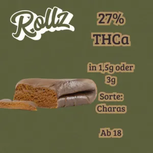 CHARAS 27% THCa Hash von Rollz