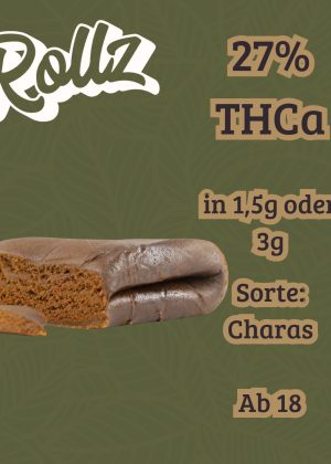 CHARAS 27% THCa Hash von Rollz