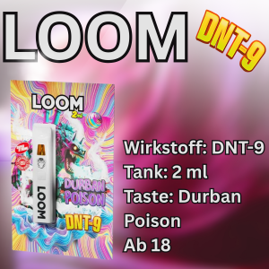 LOOM DNT-9 Vape - Geschmack Durban Poison