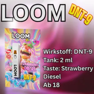 LOOM DNT-9 Vape - Geschmack Strawberry Diesel