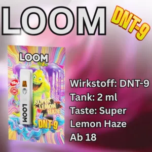 LOOM DNT-9 Vape - Geschmack Super Lemon Haze