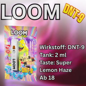 LOOM DNT-9 Vape - Geschmack Super Lemon Haze
