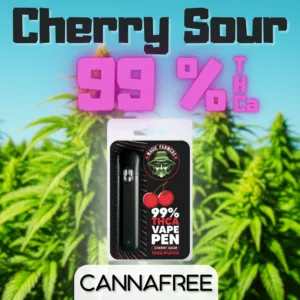 Cherry Sour THCa Vape 99 % THCa