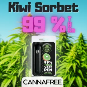 Kiwi Sorbet THCa Vape 99 % THCa