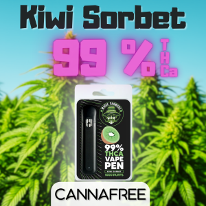 Kiwi Sorbet THCa Vape 99 % THCa