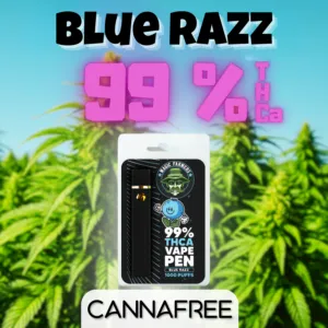 Blue Razz THCa Vape 99% THCa