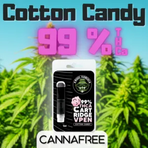 Cotton Candy THCa Cartridge 99% THCa von Magic Farmers