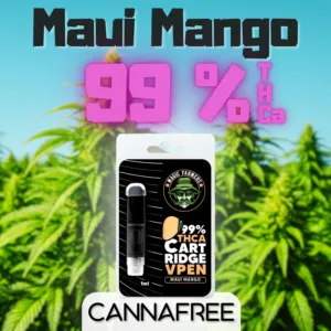 Maui Mango THCa Cartridge 99% THCa Magic Farmers