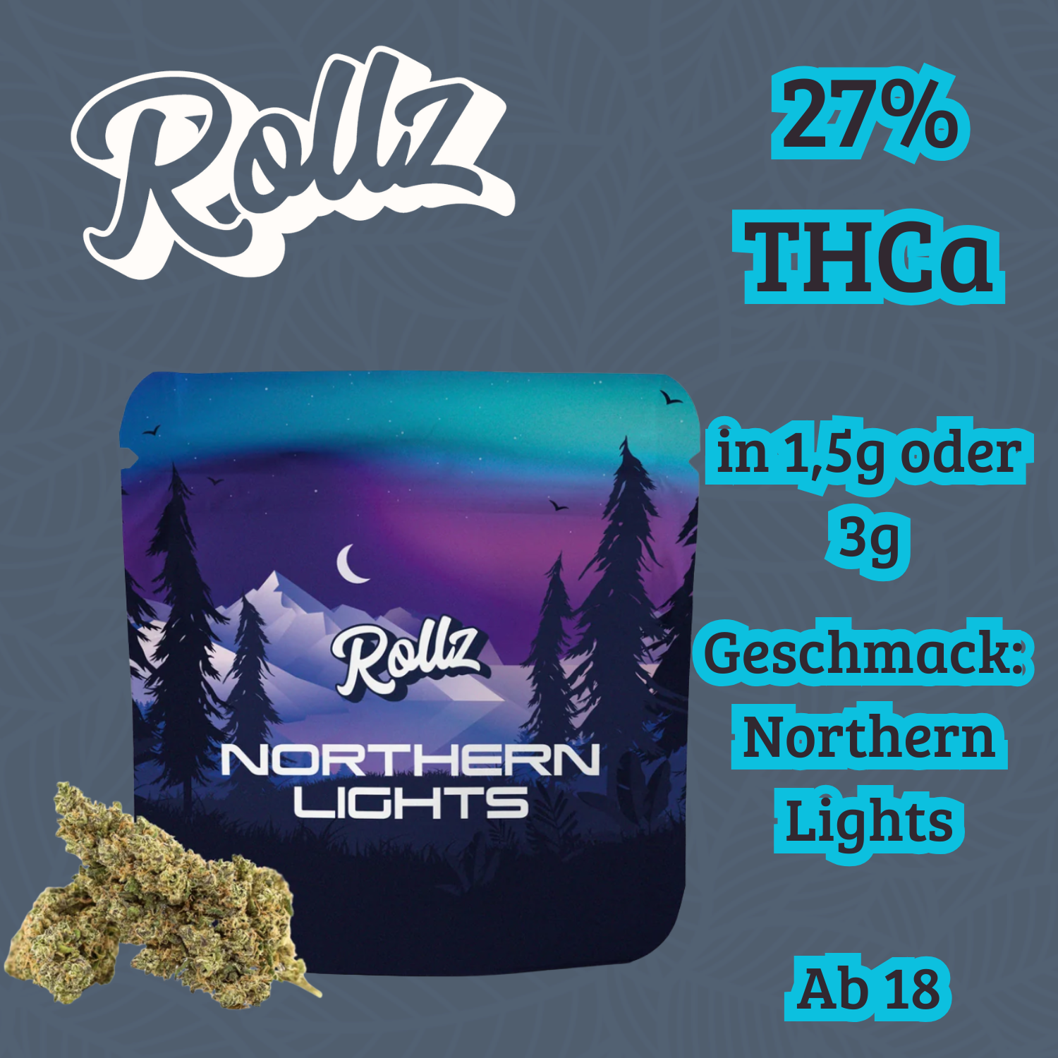 Rollz THCa Shop: Vapes, Hasch & Blten von Rollz