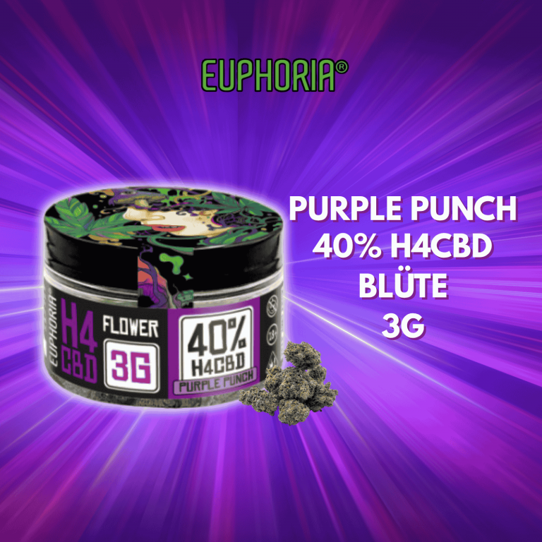 euphoria h4cbd bluete purple punch 40h4cbd 3g