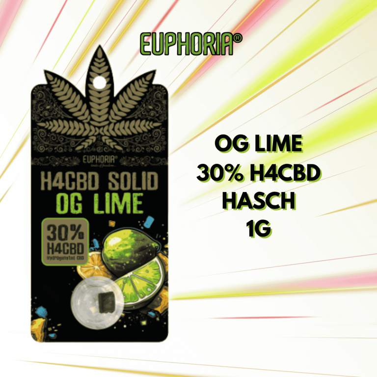 euphoria h4cbd hasch og lime 30