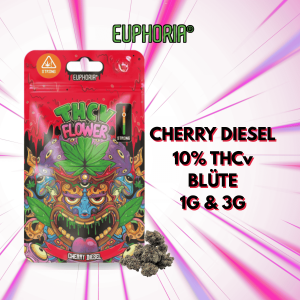 euphoria thcv bluete cherry diesel 10