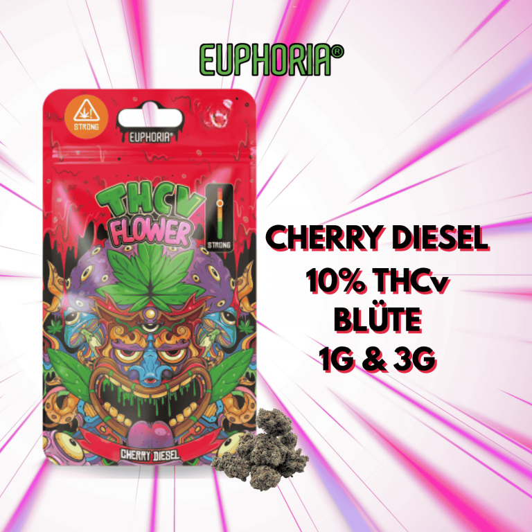 euphoria thcv bluete cherry diesel 10
