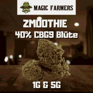 Zmoothie 40% CBG9 Blüten von Magic Farmers
