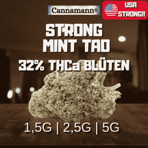 cannamann thca32 blueten strong mint tao 32thca 1