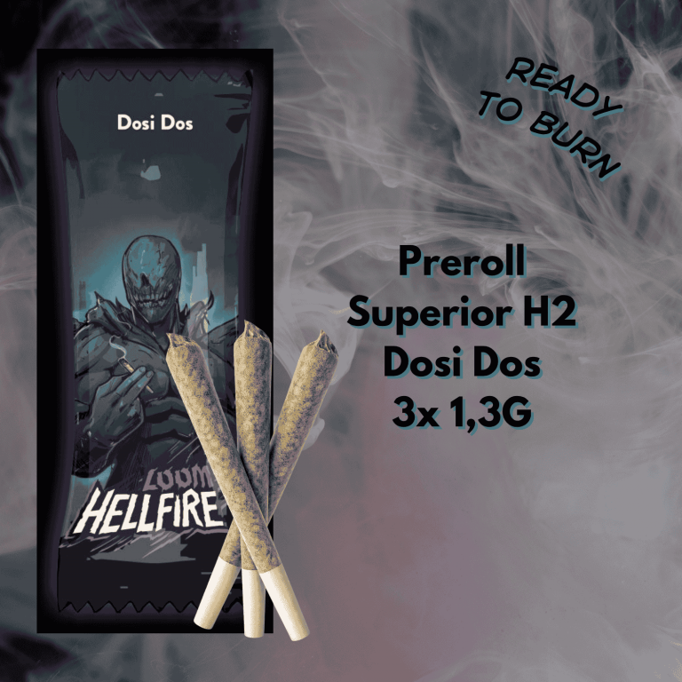 loom h2 preroll dosi dos h2 13g