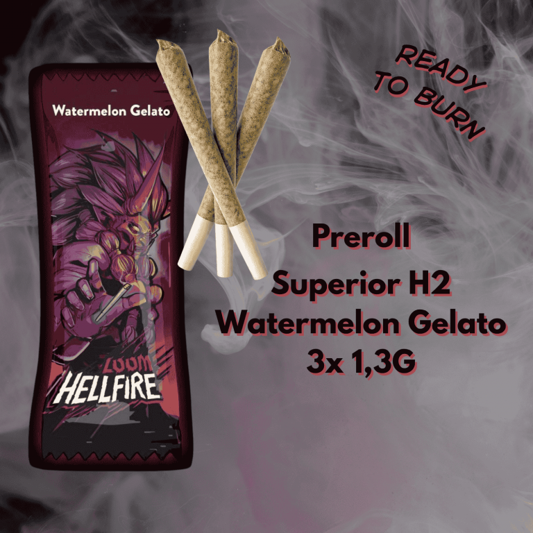loom h2 prerol watermelon gelato h2 13g
