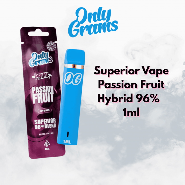 onlygrams hybrid superior vape passion fruit 1ml