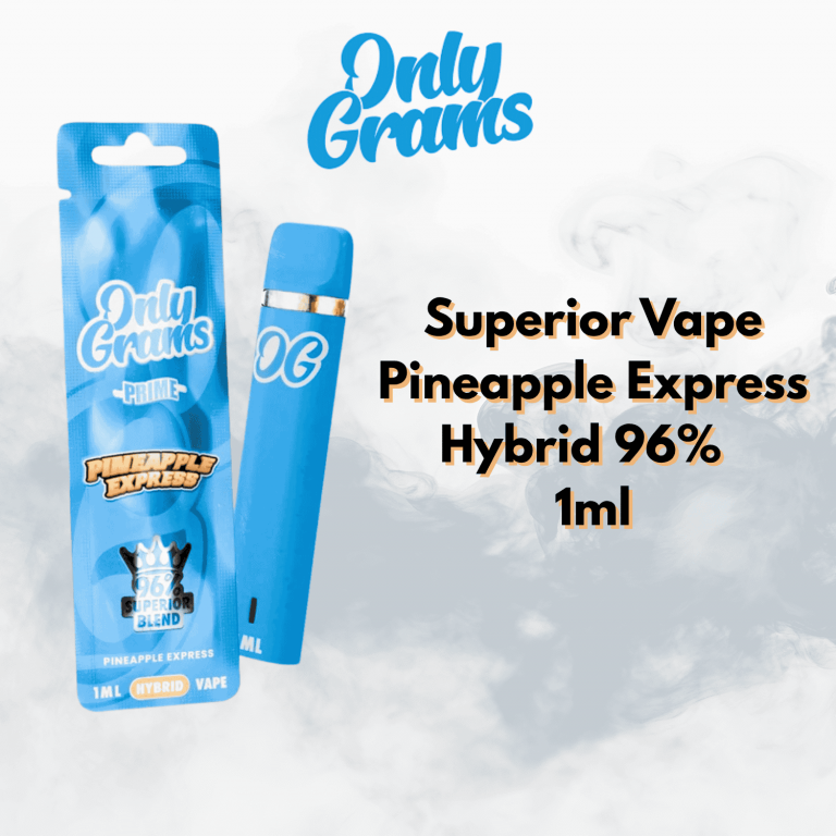onlygrams hybrid superior vape pineapple express 1ml