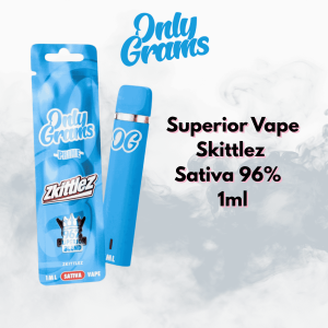 onlygrams sativa superior vape skittlez 1ml