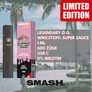 smash super sauce vape legendary og 1ml