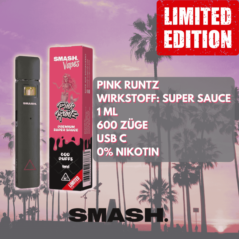 smash super sauce vape pink runtz 1ml